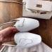 Hermes Tangeria Mules In White Calfskin Hermes Tangeria Mules In White Calfskin
