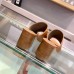 Hermes Camilla Mules 60MM In Brown Calfskin Hermes Camilla Mules 60MM In Brown Calfskin