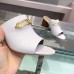 Hermes Camilla Mules 60MM In White Calfskin Hermes Camilla Mules 60MM In White Calfskin