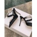 Manolo Blahnik Lurum Crystal 90mm Mules In Black Satin Manolo Blahnik Lurum Crystal 90mm Mules In Black Satin