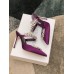 Manolo Blahnik Lurum Crystal 90mm Mules In Purple Satin