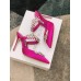 Manolo Blahnik Lurum Crystal 90mm Mules In Rose Red Satin Manolo Blahnik Lurum Crystal 90mm Mules In Rose Red Satin