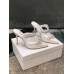 Manolo Blahnik Lurum Crystal 90mm Mules In White Satin Manolo Blahnik Lurum Crystal 90mm Mules In White Satin