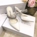 Manolo Blahnik Lutara Crystal 90mm Mules In White Satin Manolo Blahnik Lutara Crystal 90mm Mules In White Satin
