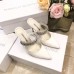 Manolo Blahnik Lutara Crystal 90mm Mules In White Satin Manolo Blahnik Lutara Crystal 90mm Mules In White Satin