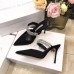 Manolo Blahnik Lutara Crystal 90mm Mules In Black Satin Manolo Blahnik Lutara Crystal 90mm Mules In Black Satin