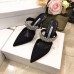 Manolo Blahnik Lutara Crystal 90mm Mules In Black Satin Manolo Blahnik Lutara Crystal 90mm Mules In Black Satin
