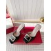 Roger Vivier Trompette Metal Buckle Mules in Black Patent Leather Roger Vivier Trompette Metal Buckle Mules in Black Patent Leather