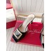 Roger Vivier Trompette Metal Buckle Mules in Black Patent Leather Roger Vivier Trompette Metal Buckle Mules in Black Patent Leather