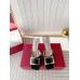 Roger Vivier Trompette Metal Buckle Mules in Black Patent Leather Roger Vivier Trompette Metal Buckle Mules in Black Patent Leather