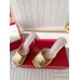 Roger Vivier Trompette Metal Buckle Mules in Gold Metallic Leather Roger Vivier Trompette Metal Buckle Mules in Gold Metallic Leather