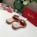 Roger Vivier Covered Buckle Mules in Brown Leather Roger Vivier Covered Buckle Mules in Brown Leather