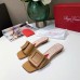 Roger Vivier Covered Buckle Mules in Brown Leather Roger Vivier Covered Buckle Mules in Brown Leather