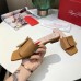 Roger Vivier Covered Buckle Mules in Brown Leather Roger Vivier Covered Buckle Mules in Brown Leather
