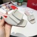 Roger Vivier Covered Buckle Mules in White Leather Roger Vivier Covered Buckle Mules in White Leather
