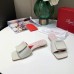 Roger Vivier Covered Buckle Mules in White Leather Roger Vivier Covered Buckle Mules in White Leather