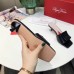 Roger Vivier Covered Buckle 45mm Mules in Black Leather Roger Vivier Covered Buckle 45mm Mules in Black Leather