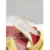 Roger Vivier Cube Strass Heel Mules in Yellow Velvet Roger Vivier Cube Strass Heel Mules in Yellow Velvet