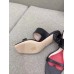 Roger Vivier Viv' Choc Side Strass Buckle Mules in Black Leather Roger Vivier Viv' Choc Side Strass Buckle Mules in Black Leather