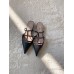 Valentino Rockstud Wispy Mules in Black Leather