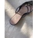Valentino Rockstud Wispy Mules in Black Leather