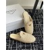 Prada Women's Crochet Mules in Natural Raffia Prada Women's Crochet Mules in Natural Raffia