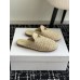 Prada Women's Crochet Mules in Natural Raffia Prada Women's Crochet Mules in Natural Raffia