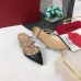 Valentino Rockstud Flat Mules In Black Leather Valentino Rockstud Flat Mules In Black Leather