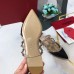 Valentino Rockstud Flat Mules In Black Leather Valentino Rockstud Flat Mules In Black Leather