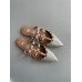 Valentino Rockstud Flat Mules In Opal-grey Patent Leather Valentino Rockstud Flat Mules In Opal-grey Patent Leather