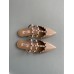 Valentino Rockstud Flat Mules In Poudre Patent Leather Valentino Rockstud Flat Mules In Poudre Patent Leather