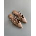 Valentino Rockstud Flat Mules In Poudre Patent Leather Valentino Rockstud Flat Mules In Poudre Patent Leather