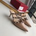 Valentino Rockstud Mules 50mm In Nude Patent Calfskin Valentino Rockstud Mules 50mm In Nude Patent Calfskin