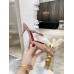 Valentino VLogo Mules 75mm In Poudre Lambskin Valentino VLogo Mules 75mm In Poudre Lambskin