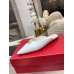 Valentino Roman Stud Flat Mules In White Calfskin Valentino Roman Stud Flat Mules In White Calfskin