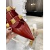 Valentino Roman Stud Flat Mules In Bordeaux Leather Valentino Roman Stud Flat Mules In Bordeaux Leather