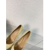 Bottega Veneta Punta Pumps in Beige Crocodile Embossed Calfskin Bottega Veneta Punta Pumps in Beige Crocodile Embossed Calfskin