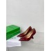 Bottega Veneta Punta Pumps in Red Crocodile Embossed Calfskin Bottega Veneta Punta Pumps in Red Crocodile Embossed Calfskin