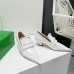 Bottega Veneta Spada Pumps in White Lambskin Bottega Veneta Spada Pumps in White Lambskin