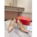 Christian Louboutin Lipchick Pumps 100mm In Nude Patent Leather