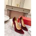 Christian Louboutin Lipchick Pumps 100mm In Red Velvet Christian Louboutin Lipchick Pumps 100mm In Red Velvet