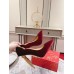 Christian Louboutin Lipchick Pumps 100mm In Red Velvet Christian Louboutin Lipchick Pumps 100mm In Red Velvet