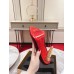 Christian Louboutin Lipchick Pumps 100mm In Red Velvet Christian Louboutin Lipchick Pumps 100mm In Red Velvet
