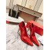 Christian Louboutin Lipstrass Pumps 100mm In Red Patent Leather Christian Louboutin Lipstrass Pumps 100mm In Red Patent Leather