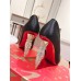 Christian Louboutin Lipstrass Pumps 100mm In Black Satin