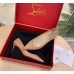 Christian Louboutin Nude Patent Kate 70mm Pumps