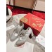 Christian Louboutin Miss Jane Pumps 55mm In Silver Glitter Leather