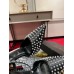 Christian Louboutin Condora Riviera Spikes 100mm Pumps in Black Lambskin Christian Louboutin Condora Riviera Spikes 100mm Pumps in Black Lambskin