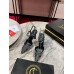 Christian Louboutin Condora Riviera Spikes 100mm Pumps in Black Lambskin Christian Louboutin Condora Riviera Spikes 100mm Pumps in Black Lambskin