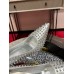 Christian Louboutin Condora Spikes 100mm Pumps in Silver Lambskin Christian Louboutin Condora Spikes 100mm Pumps in Silver Lambskin
